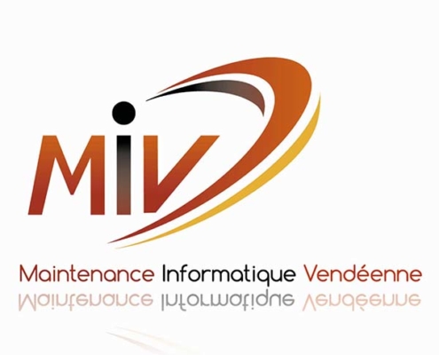 realisation logo MIV informatique