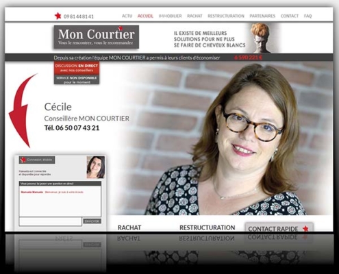 realisation siteWEB MONCOURTIER