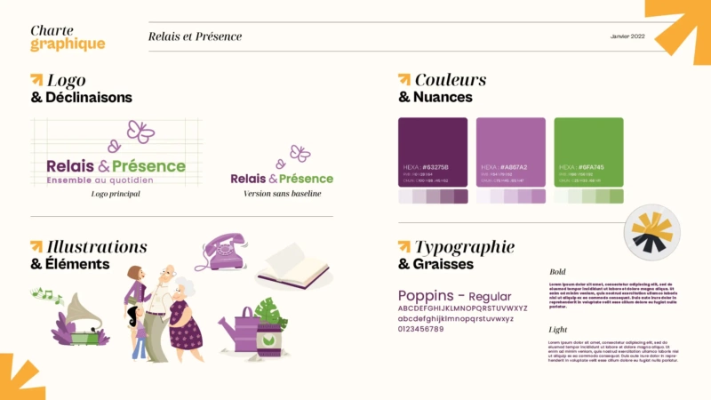 Charte Graphique - Relais & Présence