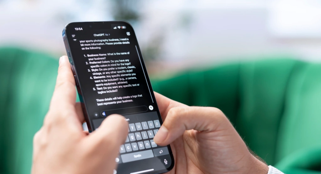 un-homme-effectuant-une-recherche-par-l-intelligence-artificielle référencement site internet IA