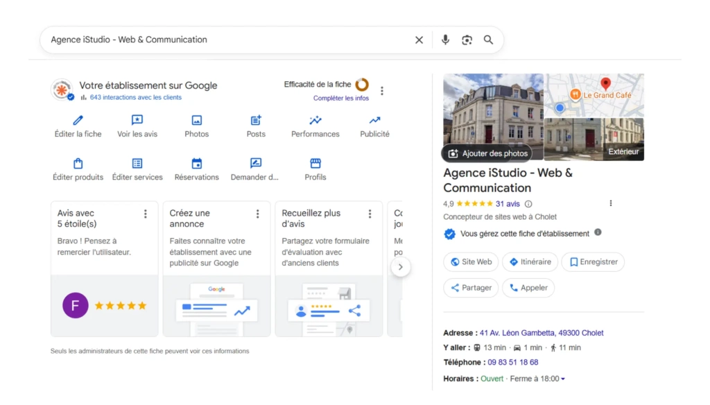 fiche-etablissement-seo-local Fiche d'établissement - SEO local