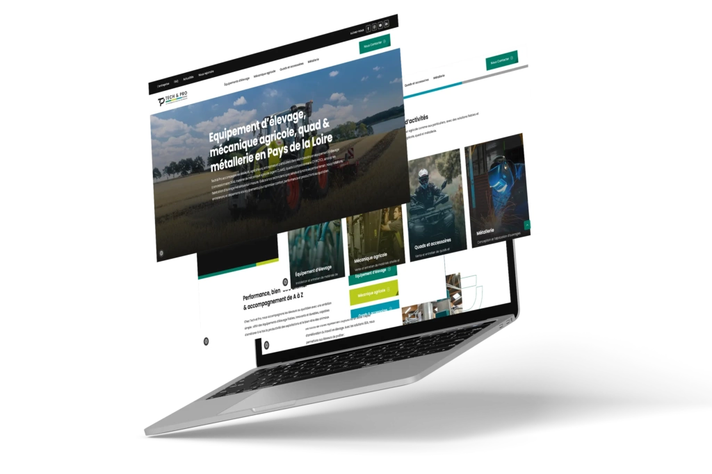 TECH ET PRO MOCKUP 01 Site internet - Tech&Pro
