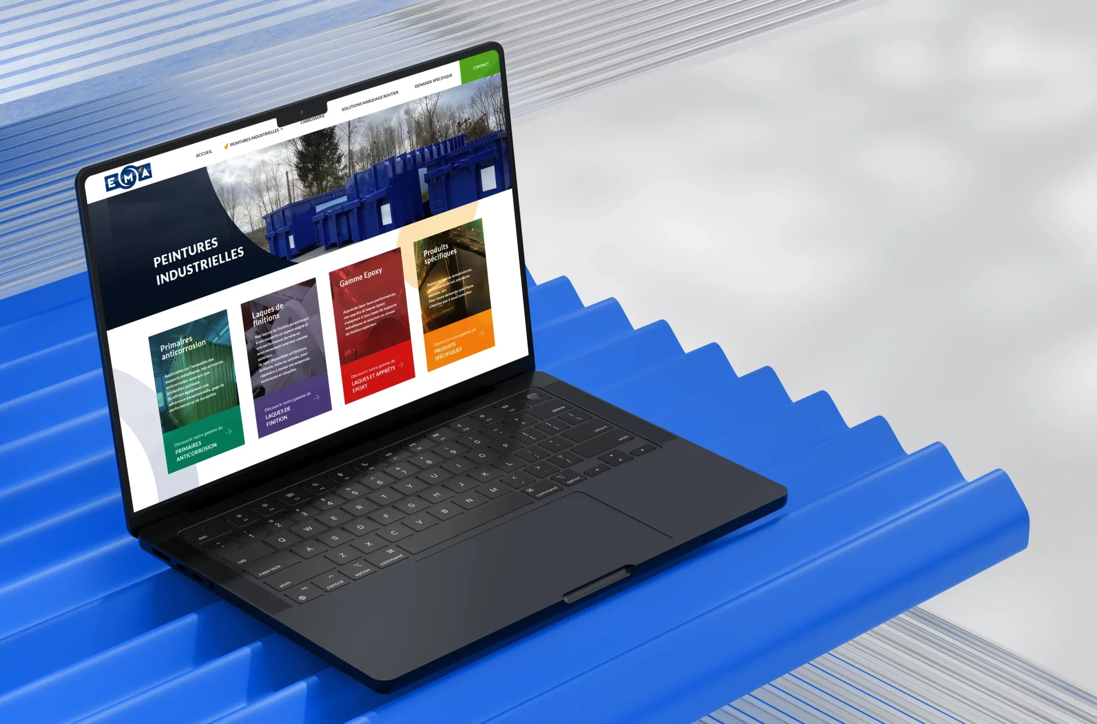 1- header – Les Émaux – 2 Site internet - Tech&Pro