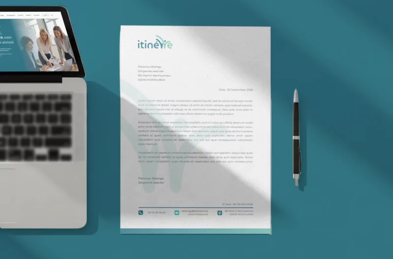 Mockup – entête – Itinévie Site internet - Tech&Pro