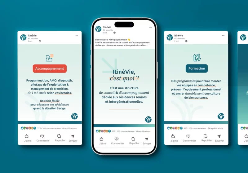 POSTS Linkedin – itinévie – carroussel Pages web - Tech&Pro